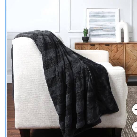 LIFE COMFORT®ARTISAN MIXED YARN THROW 60 in x 70 in NEW - Picture 1 of 6